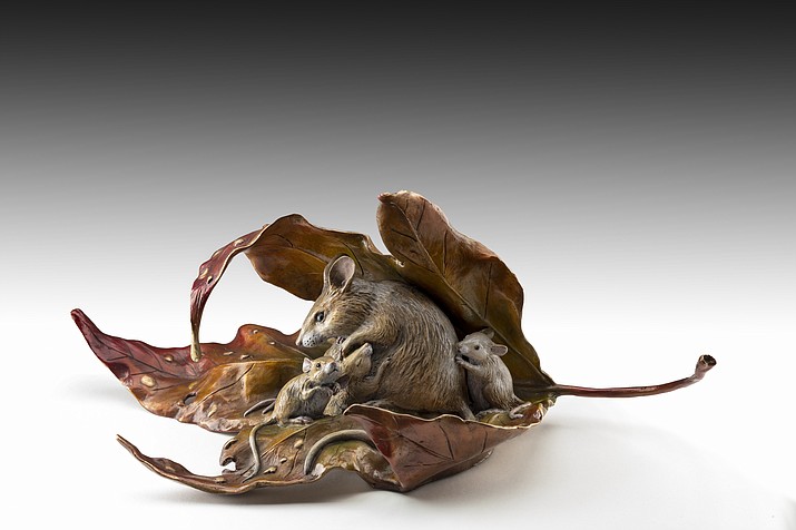 Sheltered bronze by Kim Kori (Courtesy/ Rowe Fine Art Gallery)