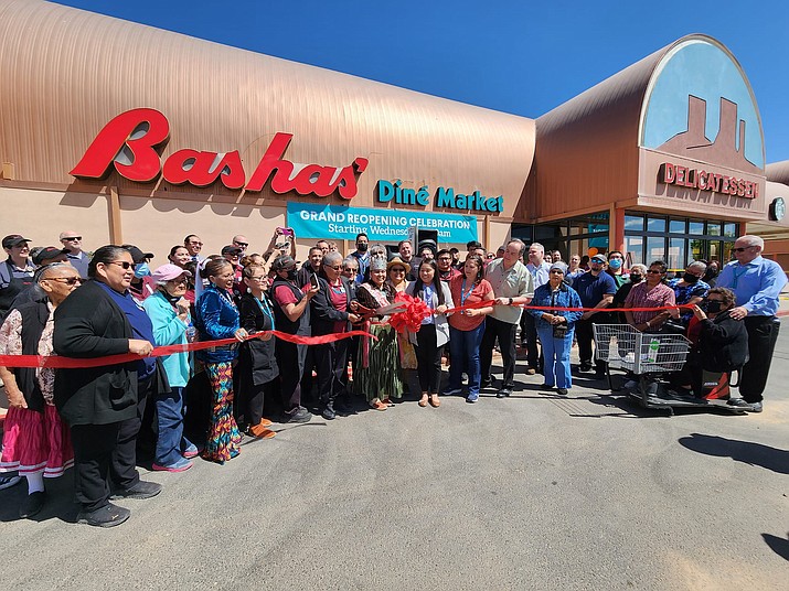 Bashas’ market celebrates reopening in Kayenta May 4 after interior