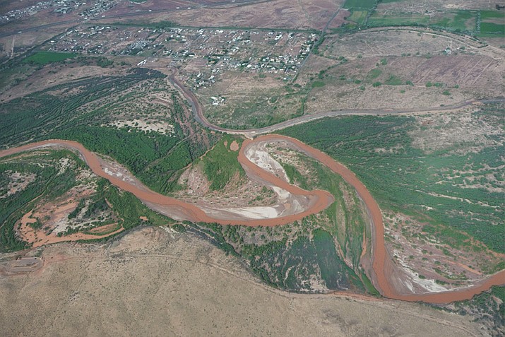 The Winslow Levee will undergo reconstruction with funding from the 
state of Arizona along with matching funds from Navajo County and city 
of Winslow. (Photo/Navajo County)