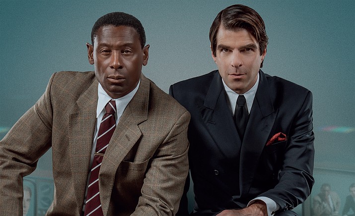 David Harewood and Zachary Quinto play feuding political rivals in James Graham’s multiple award-winning new drama ‘Best of Enemies.’  (Courtesy/ SIFF)