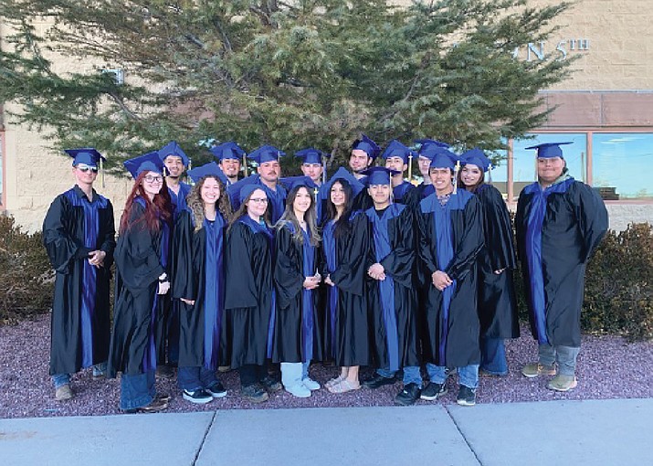 Eighteen students graduated from Ash Fork High School May 4, 2023.(Photo/AFJUSD)