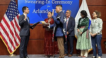 Arlando Teller sworn in as first Assistant Secretary for Tribal Affairs for the U.S. Dept. of Transportation photo