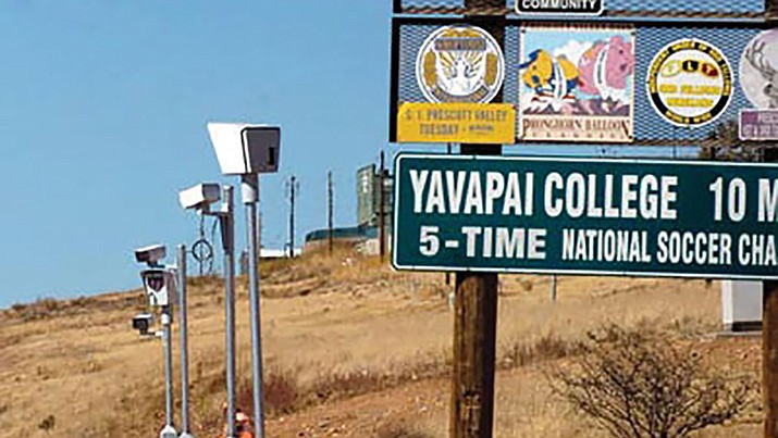 Remember the photo radar system years ago in Prescott Valley - from which you could find a speeding ticket in your mailbox? You can tell it was a while ago (Yavapai College soccer has won more titles since then). Those are gone, and now cities and towns in the area are using radar speed signs. (Courier file)