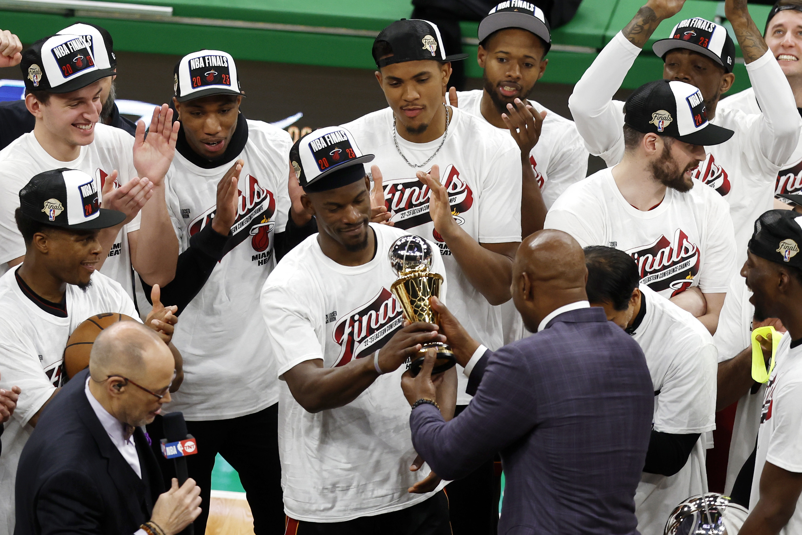 Miami Heat Trophy Presentation, Eastern Conference Finals