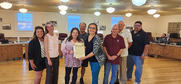 Winslow City Council proclaimed May 5 as MMIWR Day and gave the notice to Alice's Place representatives. (Photo/Alice's Place)