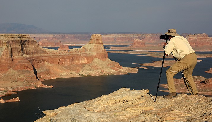 Bob Shuman looking for the shot (Courtesy photo)