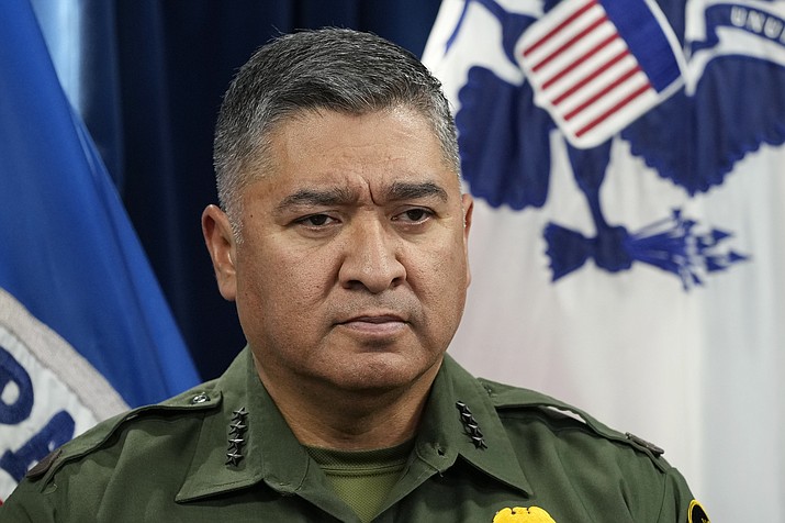 U.S. Border Patrol Chief Raul Ortiz listens during a news conference, Jan. 5, 2023, in Washington. The head of the U.S. Border Patrol is stepping down following major changes at the U.S.-Mexico border that came with the end of Title 42 pandemic restrictions. Ortiz said in a note to staff Tuesday, May 30, obtained by The Associated Press, that he has decided to retire effective Friday, June 30. (Susan Walsh/AP, File)