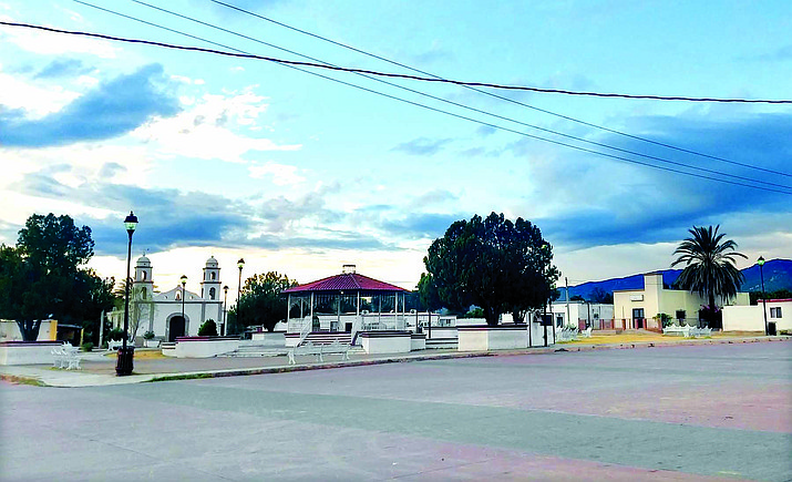 A photo from the Mazatan, Sonora, Mexico City Hall Facebook page shows a bandstand (Courtesy photo)