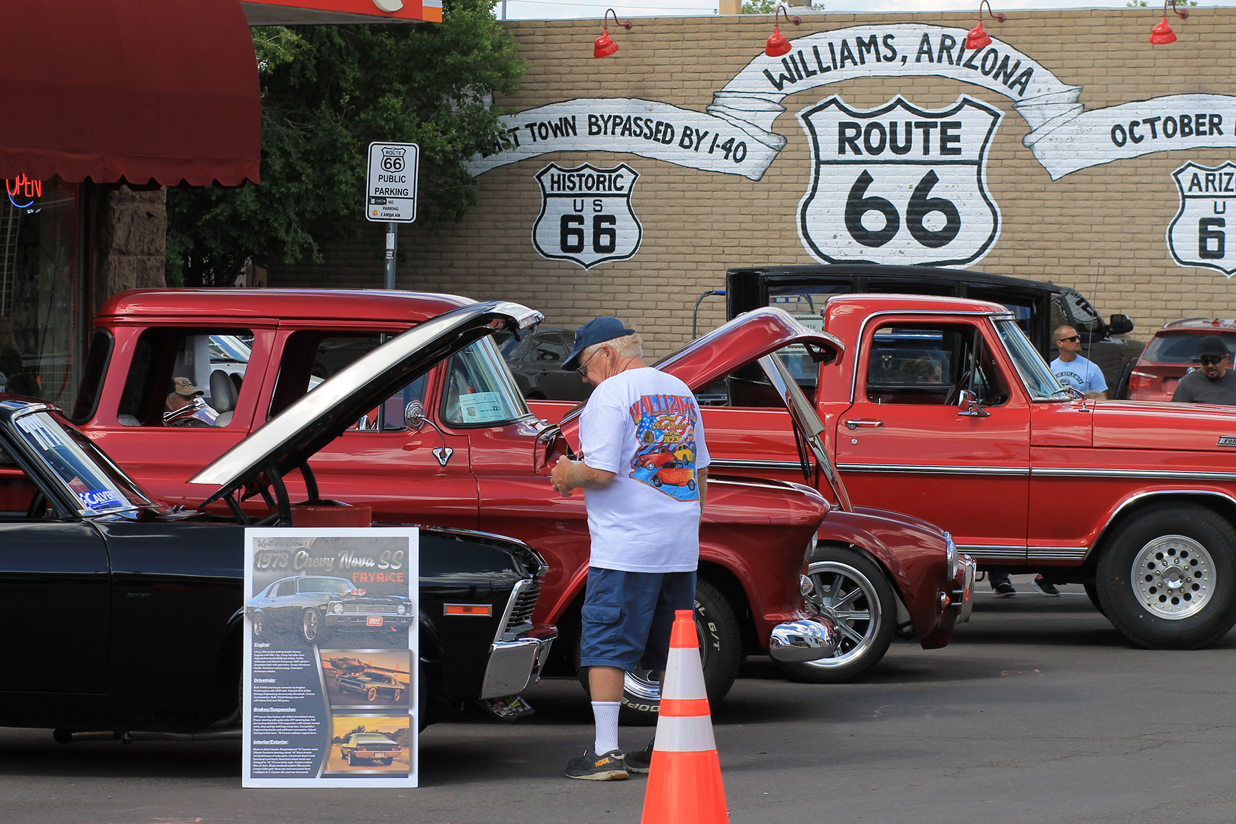 Revving up excitement Historic Route 66 Car Show a success Williams