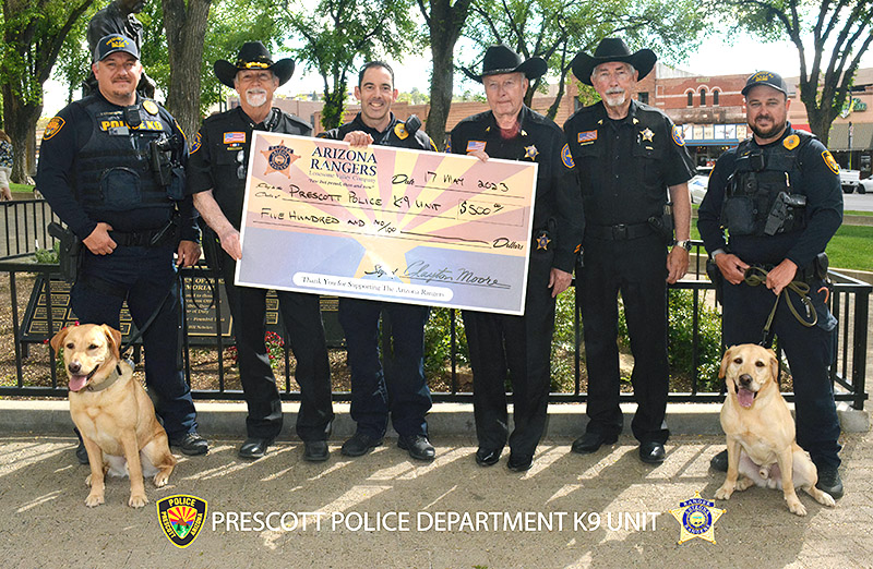 Arizona Rangers contribute to K9 crews The Daily Courier Prescott, AZ