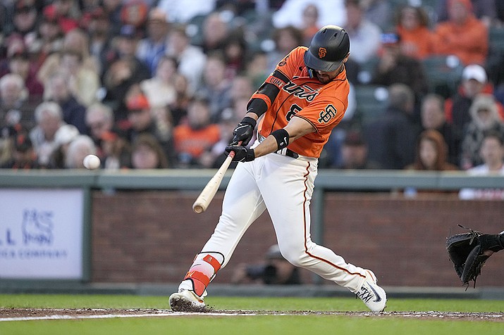 Conforto drives in 4 runs to back Webb in the Giants' 8-5 victory