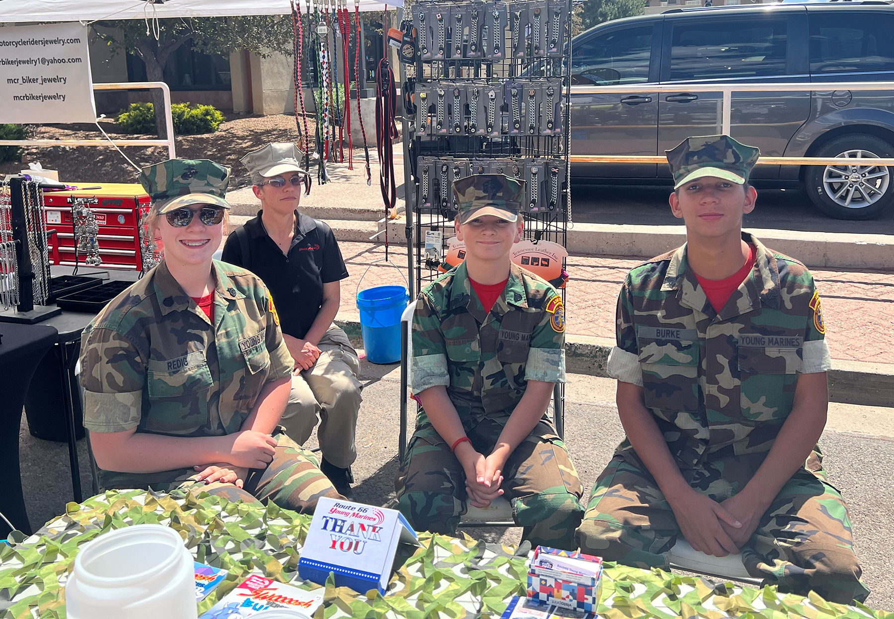 Ash Fork Young Marines step up at Historic Route 66 Car Show Williams