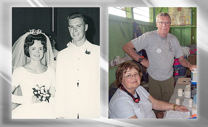 Dale and Jeanne (Cockrum) James celebrated their 60th anniversary on July 6, 2023. They met at the Shandon, California swimming pool during the summer of their junior year of high school.  (Dale and Jeanne James/Courtesy)