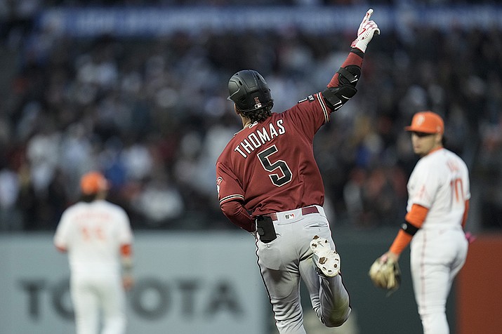 Giants rally to beat Diamondbacks 4-3, getting the final out on catcher  Patrick Bailey's pickoff