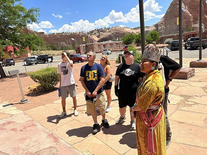 Miss Navajo Nation 2022-2023 Valentina Clitso had the chance to host Logan and his family for his Make a Wish Day. His wish was to learn more about the Navajo people and the 4 Corners area. (Photos/Miss Navajo)
