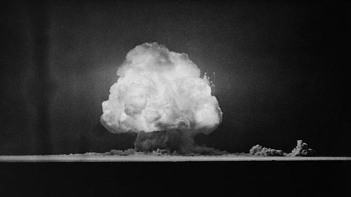 On July 16, 1945, the world’s first atomic bomb was detonated approximately 60 miles north of White Sands National Monument. (Photo/
White Sands Missile Range)