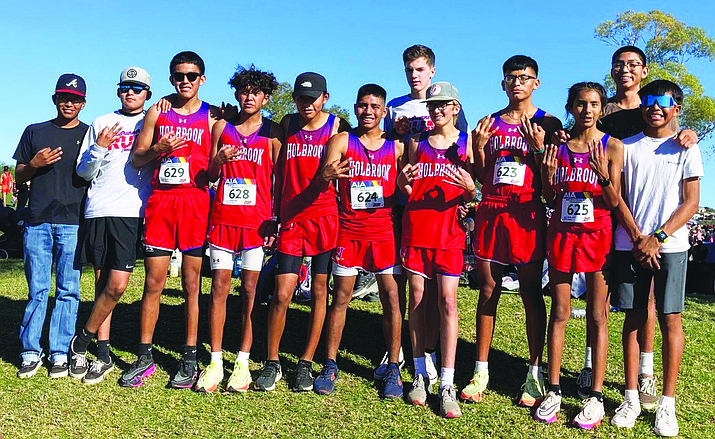 Holbrook cross-country placed third at the 2022 state meet. (Photo/HUSD)