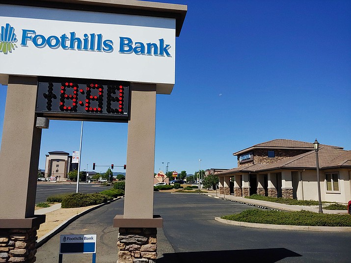 Foothills Bank in Prescott Valley. (Courier file photo)