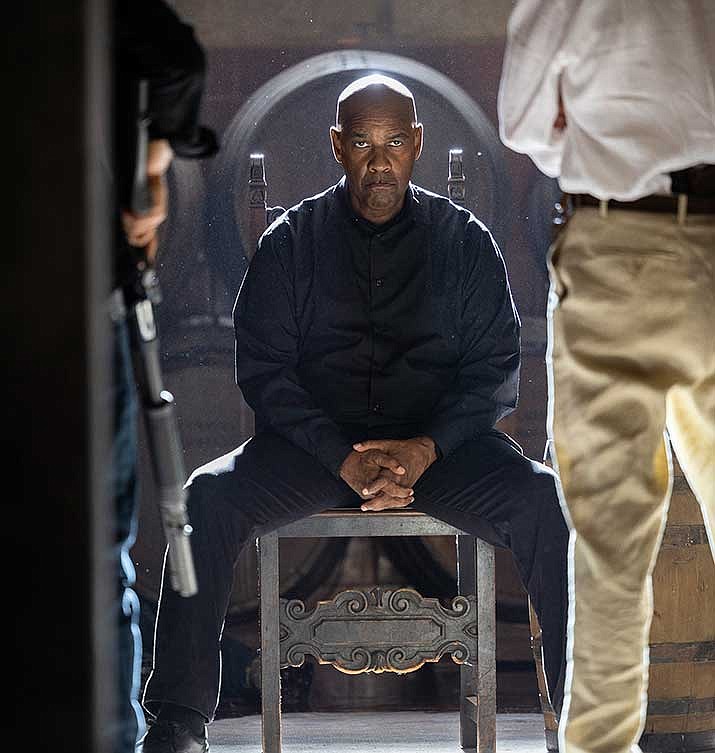 Denzel Washington is seen in a scene from 
“The Equalizer 3.” (Stefano Montesi/Sony Pictures Entertainment via AP)