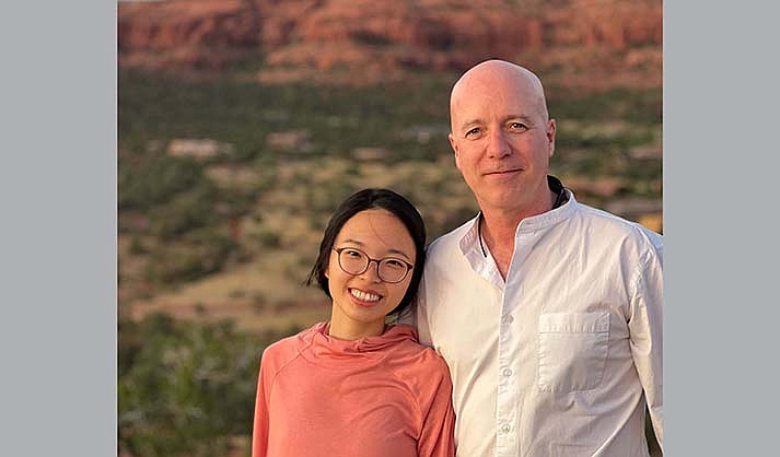 Ben Lee, with his wife Lixue Lin, is the new head of school at Verde Valley School. (Contributed photo)