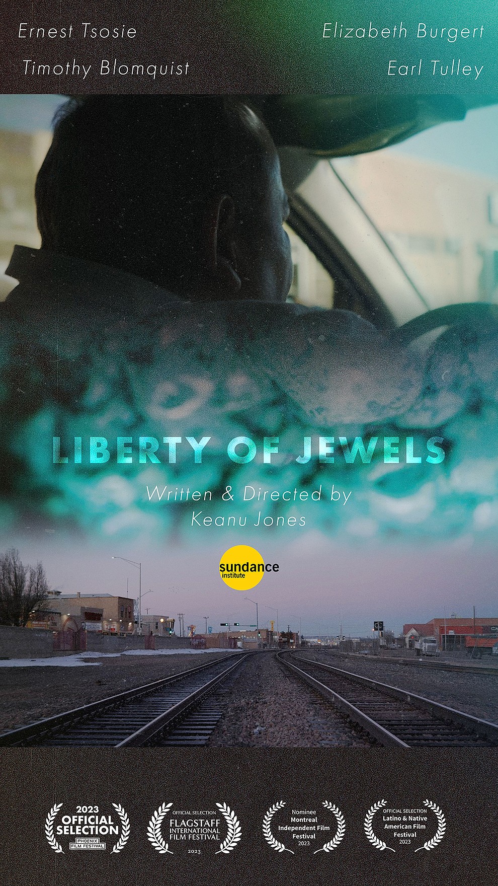 Liberty of Jewels
Run Time: 12 minutes / Narrative
Director/Writer: Keanu Jones
Cast: Ernest David Tsosie, Timothy Blomquist, Elizabeth Burgert, Earl Tulley
Gilbert Etsitty, a financially strained Navajo father, works in Gallup, New Mexico as a clerk for Jeff’s Trading Post. He is tested by his employer, Jeff, who is a manipulative boss that forces Gilbert to gain autonomy for the survival of his daughter’s relationship.
