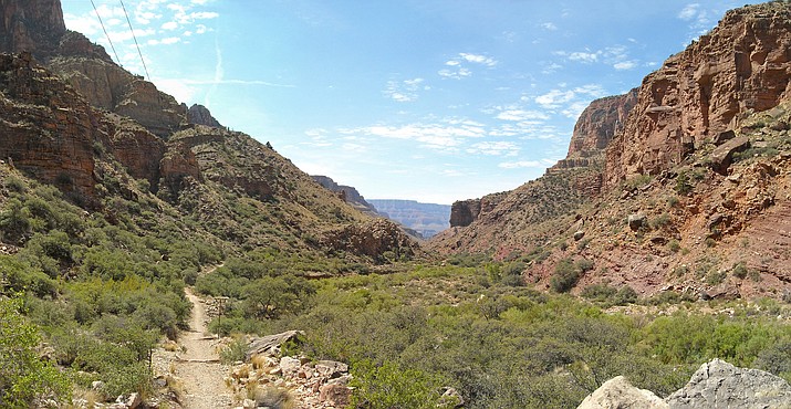 The North Kaibab Trail near Cottonwood Campground (NPS Photo)