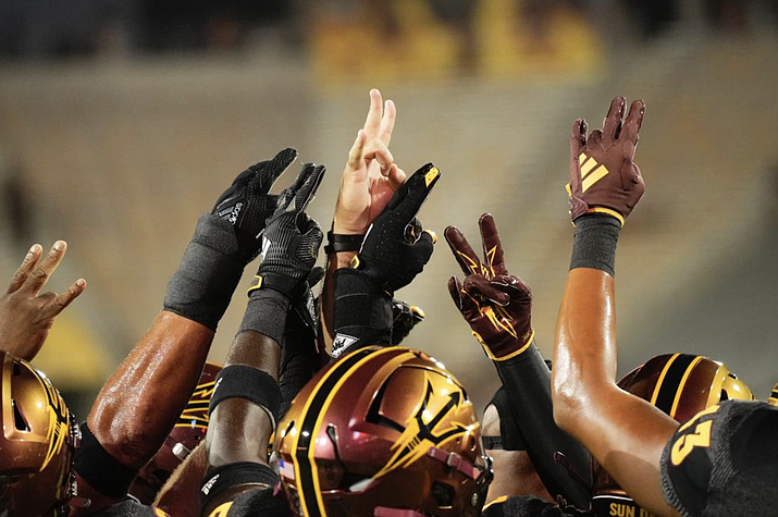 Facing adversity head-on, ASU football looks to turn lessons from Saturday’s first early-season loss into opportunities for growth entering Saturday’s game against Fresno State. (Sun Devil Athletics/Courtesy via Cronkite News)