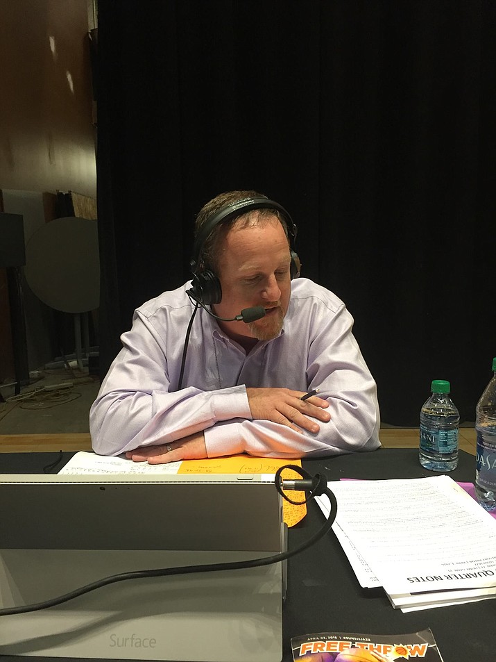 Jon Bloom looks to bring a blend of professionalism and fandom to the airwaves as the new radio voice of the Phoenix Suns this upcoming NBA season. (Jon Bloom/Courtesy via Cronkite News)