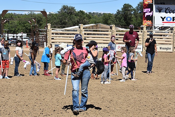 Children participate in Olsen’s Equifest at the Prescott Rodeo Grounds Saturday, Sept. 16, 2023. The event continues today. For a photo gallery of the fun, visit dCourier.com. (Jesse Bertel/Courier)