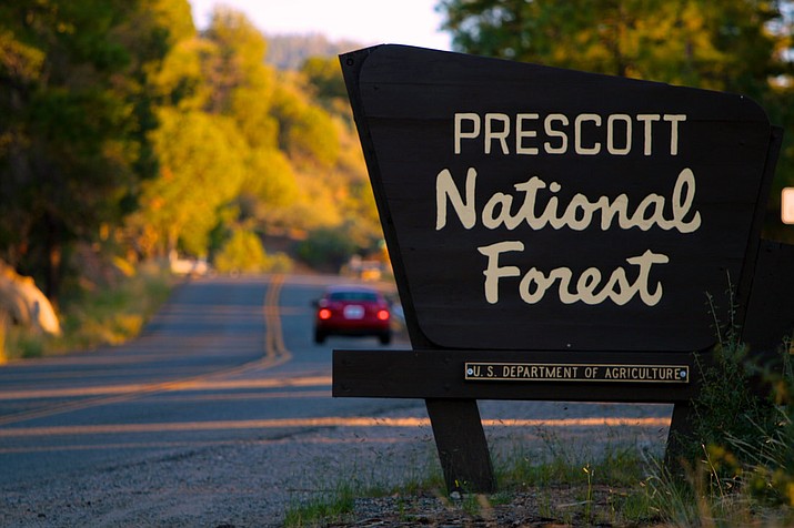 A Prescott National Forest sign. (Prescott Chamber of Commerce/Courtesy)