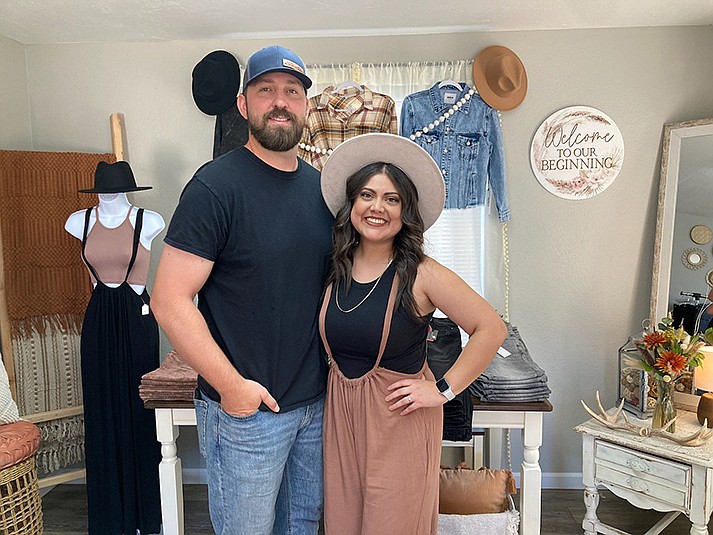 Owners Sarah and Todd Scalf of Sarah James Boutique (VVN/Paige Daniels)