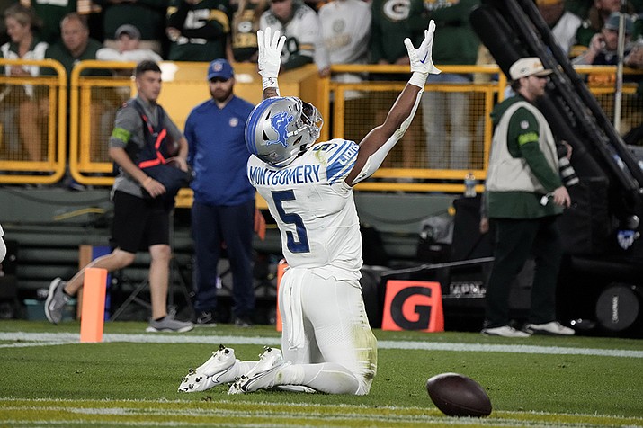 Lions beat Packers 34-20 to take early command of NFC North