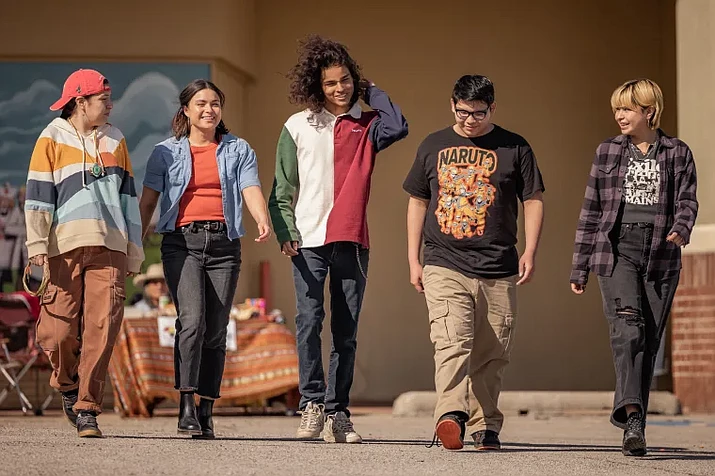 The groundbreaking series, “Reservation Dogs,” finished its third and final season with FX on Hulu this year. The series was created by Sterlin Harjo, Seminole and Muscogee of Oklahoma, and Taika Waititi, who is Maori. (Photo courtesy of FX Networks)