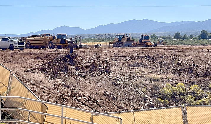 Columbia Storage is working on a project that can be seen on State Route 89A, looking west between the roundabouts at Black Hills Drive and Groseta Ranch Road. (VVN/Vyto Starinskas)