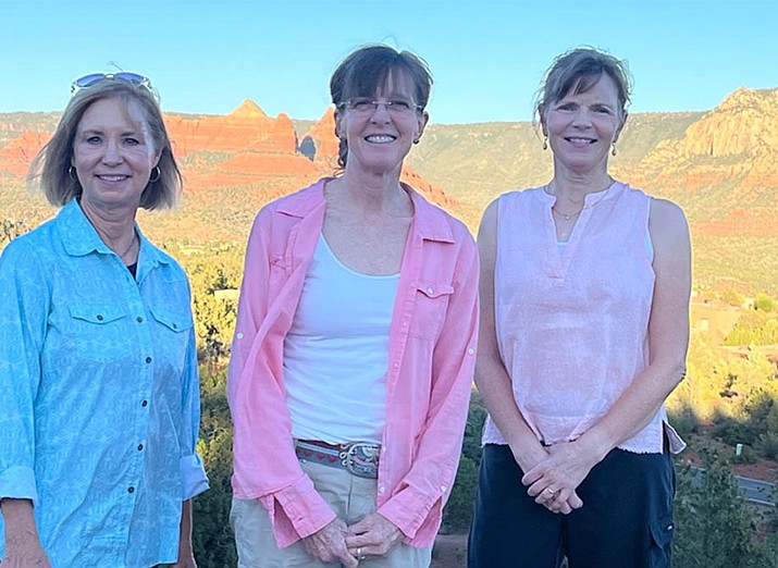 Dreama Aldredge, Amanda Maxwell and Kelley Malek have joined the board of the Sedona Red Rock Trail Fund. (Photo courtesy of Sedona Red Rock Trail Fund)
