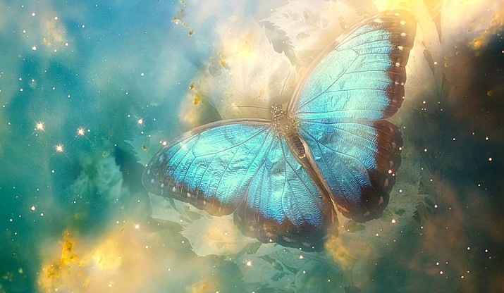 Butterfly Blue by Janise Witt (Courtesy/ Sedona Renegade's Artist Group)
