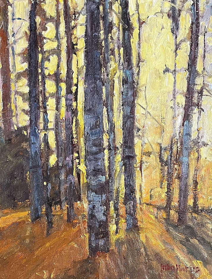 Forest Shadows by John Horejs (Courtesy/ Wyatt Gallery)