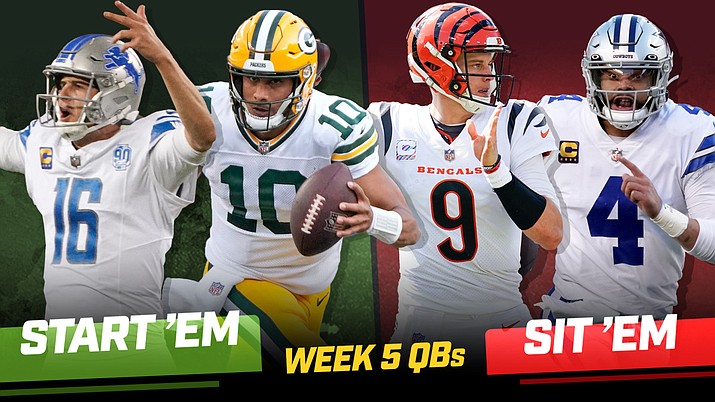 Week 5 Start 'Em, Sit 'Em: Quarterbacks