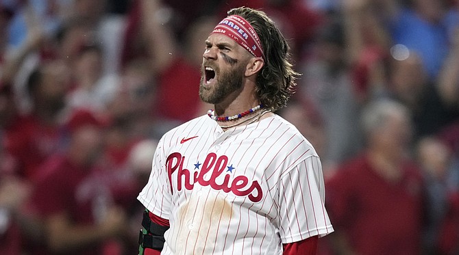 Bryce Harper Brings Some Deion Sanders Swagger to Ballpark for