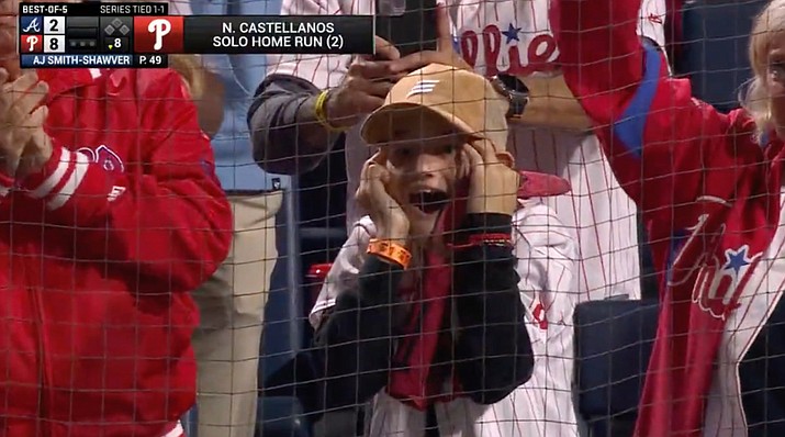 Phillies Player Nick Castellanos' Son Has the Cutest Reaction to