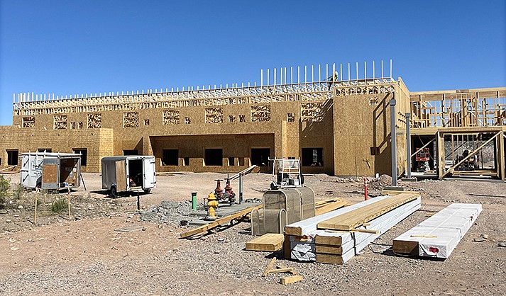 Currently under construction, the 44-room, two-story Taawaki Inn is scheduled to open in June of 2024. (VVN/Vyto Starinskas)
