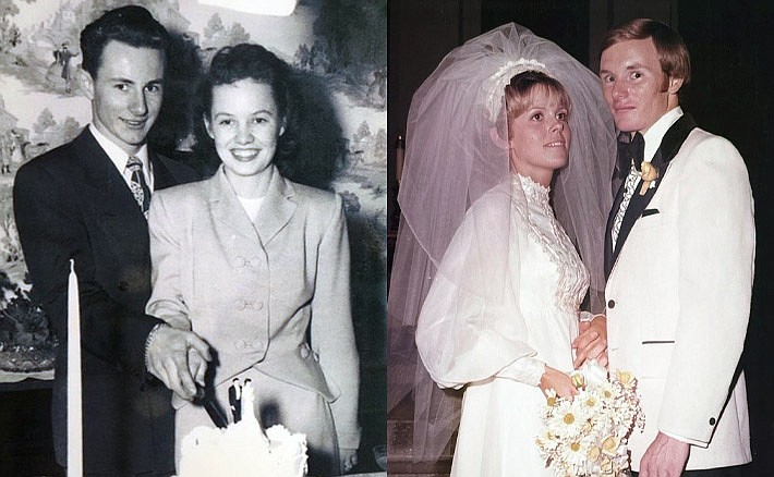 On Oct. 7, a joint celebration took place in Scottsdale AZ to celebrate the 75th wedding anniversary of Walt and Cathy Anderson. At the same celebration, their son Tim and wife Sally celebrated their 50th wedding anniversary. (Courtesy photos)