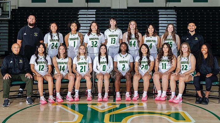 2023-24 Yavapai College women’s basketball team photo (Bill Leyden/Yavapai College)