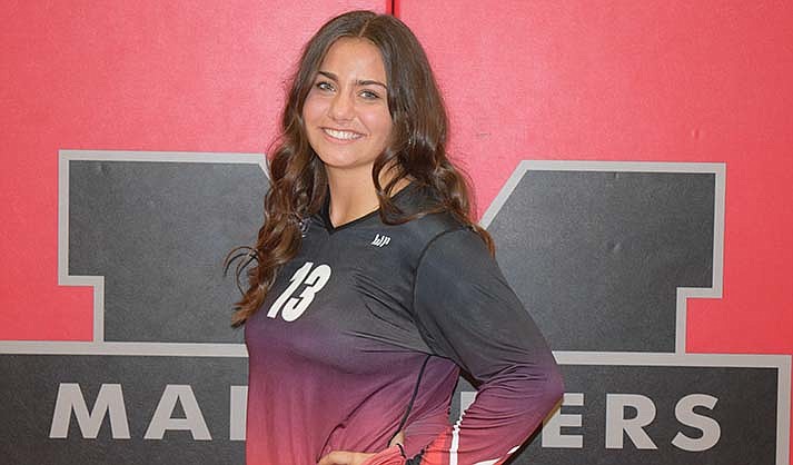 Setter and outside hitter for the Marauders, Makela Martinez (Courtesy/Micca Martinez)