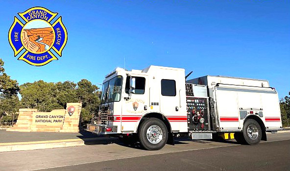Grand Canyon Fire Department invites the public to join them in dedicating Fire Engine 81 Nov. 15 at Station 1 in Grand Canyon Village. (Photo/NPS)