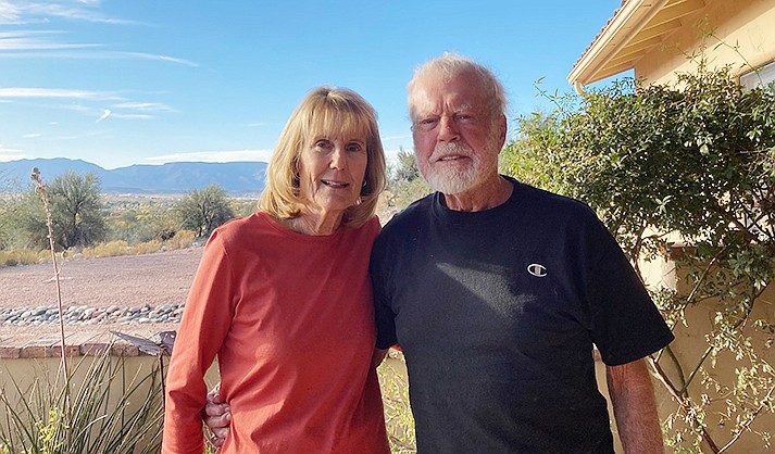 Married for 36 years, Verde Valley locals George and Carole Dvorak have been making their mark in the community by volunteering their time at Fort Verde State Historic Park. (VVN/ Paige Daniels)