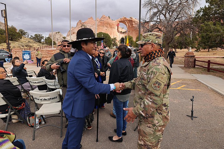 President Buu Nygren has proclaimed Nov. 10 as Navajo Marine Day. (Photos/OPVP)