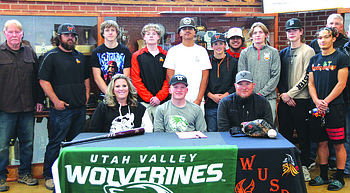 Viking Tyler Jensen commits to play baseball at Utah Valley University photo