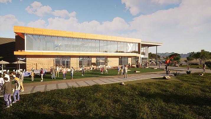 An art rendering of what the exterior of the Prescott Valley YMCA would resemble. (YMCA/Courtesy image)