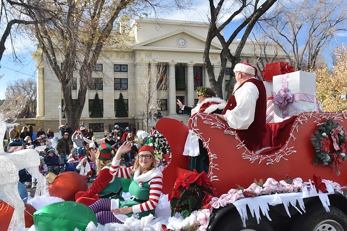 The City of Prescott, in conjunction with the Prescott Chamber of Commerce, celebrated Prescott’s designation as Arizona’s “Christmas City” with the 41st annual Christmas Parade on Saturday, Dec. 2, 2023. (Jesse Bertel/Courier)